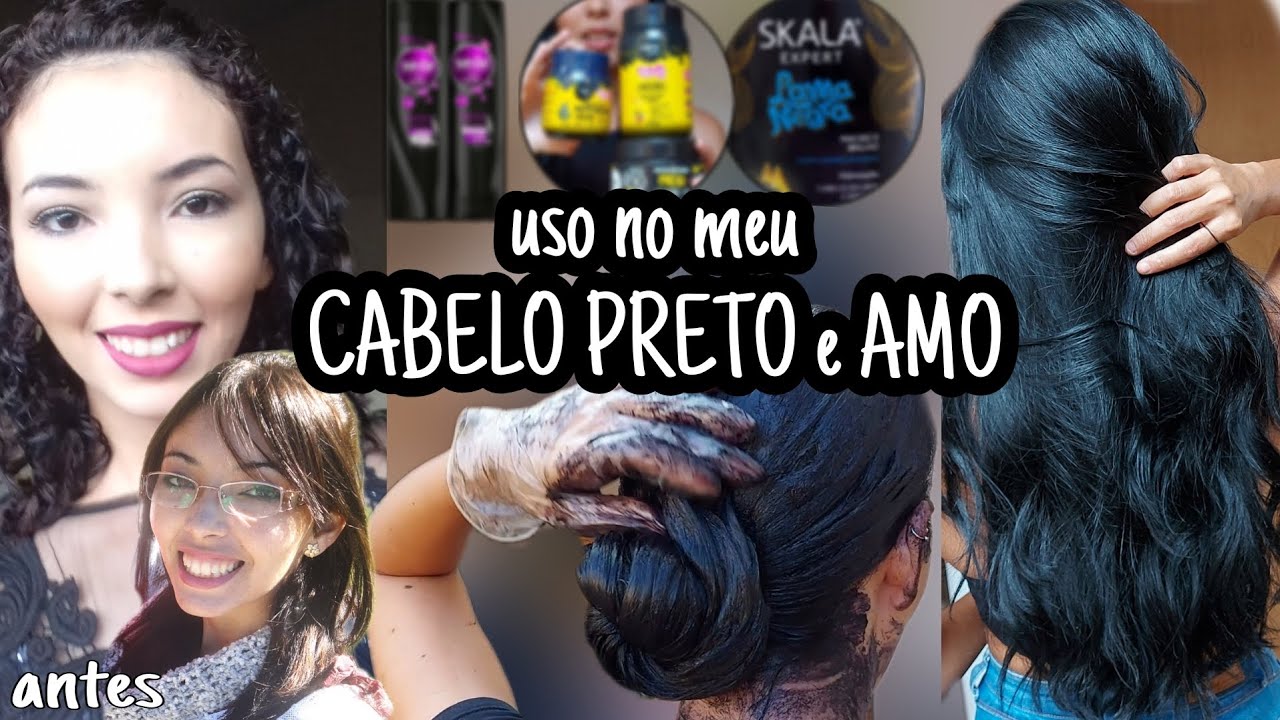 CABELO PRETO TINGIDO BRILHOSO E SAUDÁVEL| Dicas de CUIDADOS e produtos  ✨️