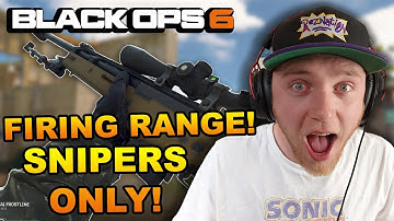 INSANE SNIPING! Firing Range 24/7 *SNIPERS ONLY* - Black Ops 6!