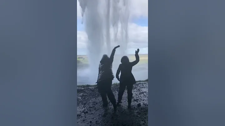 Seljalandsfoss - walk under the spectacular waterfall in Iceland