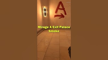 Cs2 Mirage - A Exit Palace Smoke - #cs2 #counterstrike #csgo