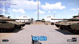 Arma 3 32 bit vs 64 bit #arma3 #gaming