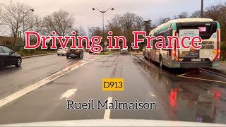 Conduire dans la région parisienne - De Rueil Malmaison à Saint Cloud 4K - Paris France