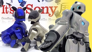 SONY AIBO 進化の軌跡 & QRIOディテール  It's a SONY 展