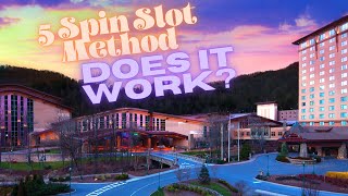 5 Spin Slot Play Method @ Harrah's #slotmachine #win #slot #casino #casinoslots #harrahscherokee