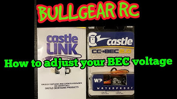 How to adjust Castle BEC, Castel Link,  Channel updates, and a MUST SEE safety warning