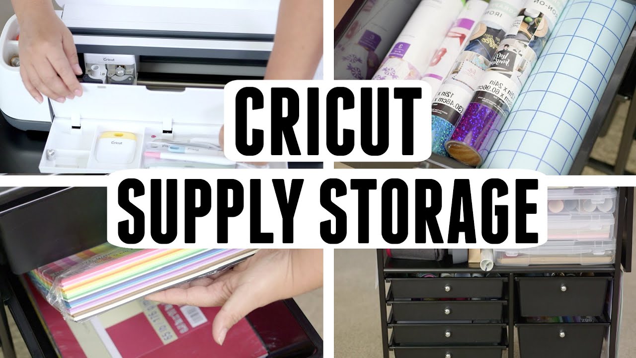 How to Organize Your Cricut Supplies