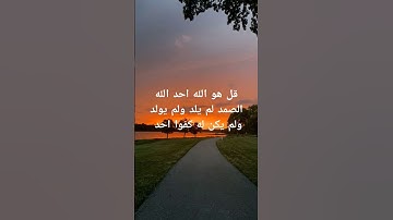 سورة الإخلاص #القرآن_الكريم #المصحف #quran #الرحمن