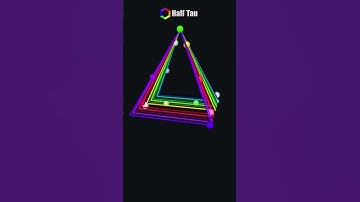 This 3D Square Base Pyramid Pendulum Wave Is Just AWESOME | Harmonic Minor #polyrhythms #shorts