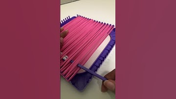 Make a potholder with me 💗🤍