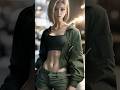 【AI Anime Crossover: Naruto Goddesses & Android 18 Hit the Gym 火影女神 × 18号超燃Gym动画】#android18 #naruto