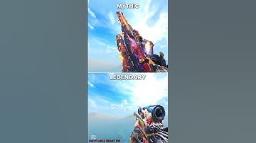 Mythic vs Legendary LW3 Tundra in CODM