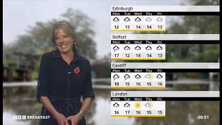 Louise Lear leaving, BBC television weather presenting (soon) after 30 years (UK) 24/Oct/2026