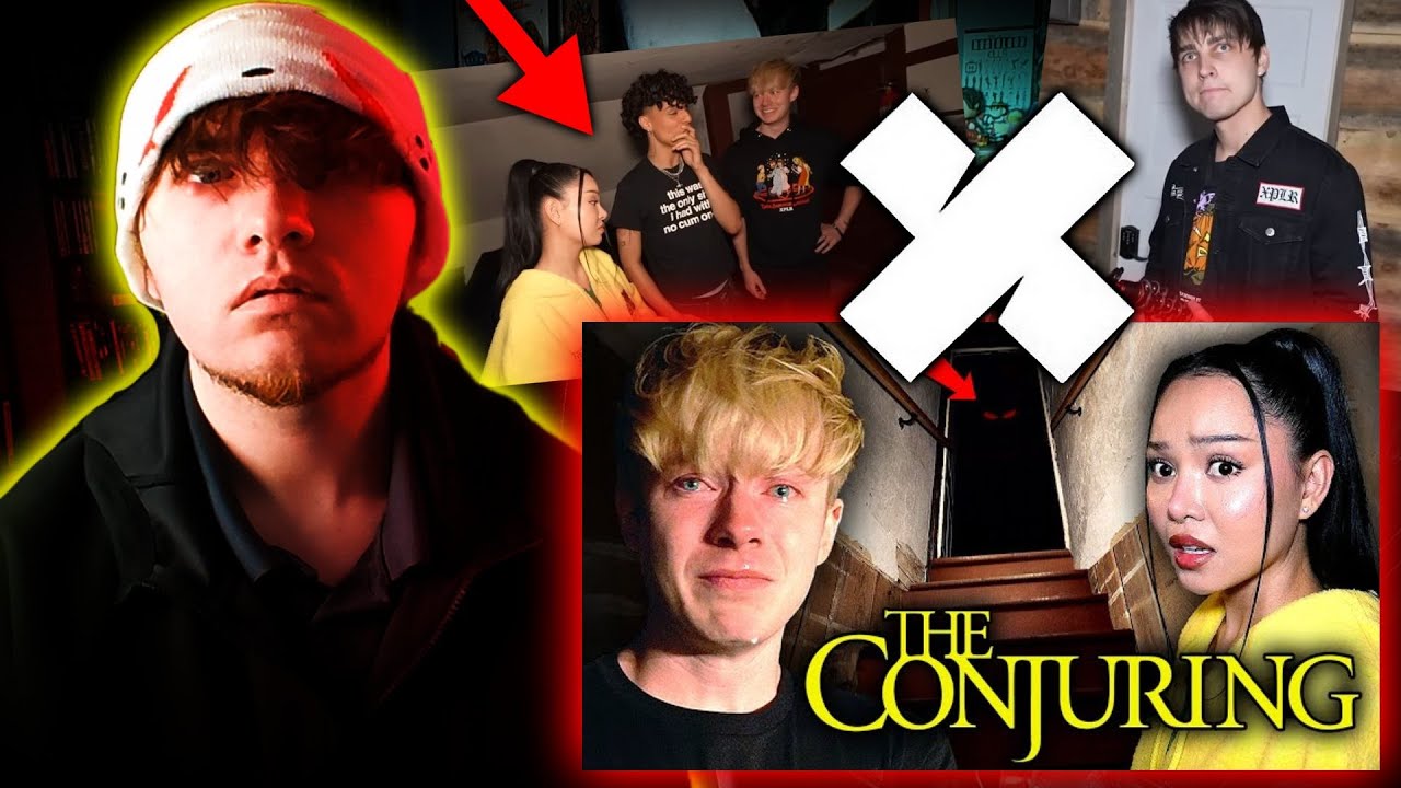 Surviving A Week at The Conjuring House PT 3 | SAM AND COLBY REACTION | 