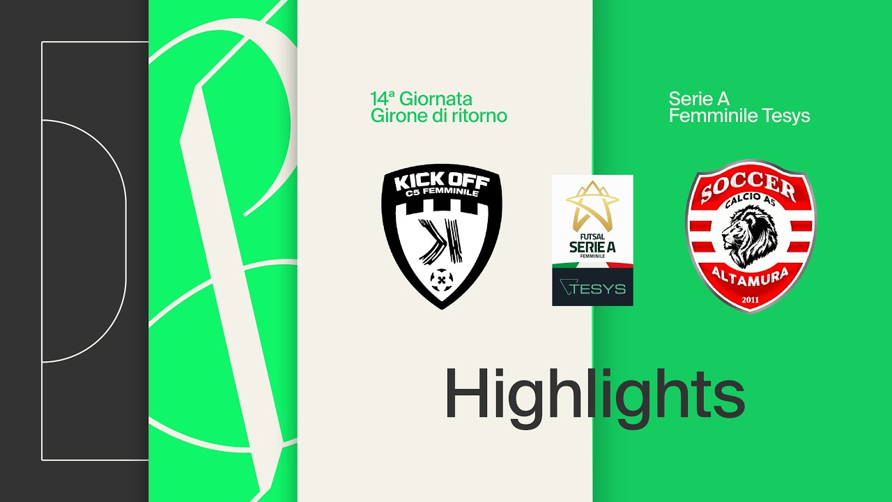 Kick Off-Soccer Altamura 3-4 | Gol e highlights | 14ª giornata | Serie A Tesys 2025/2026