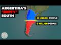 Why almost nobody lives in the southern half of argentina