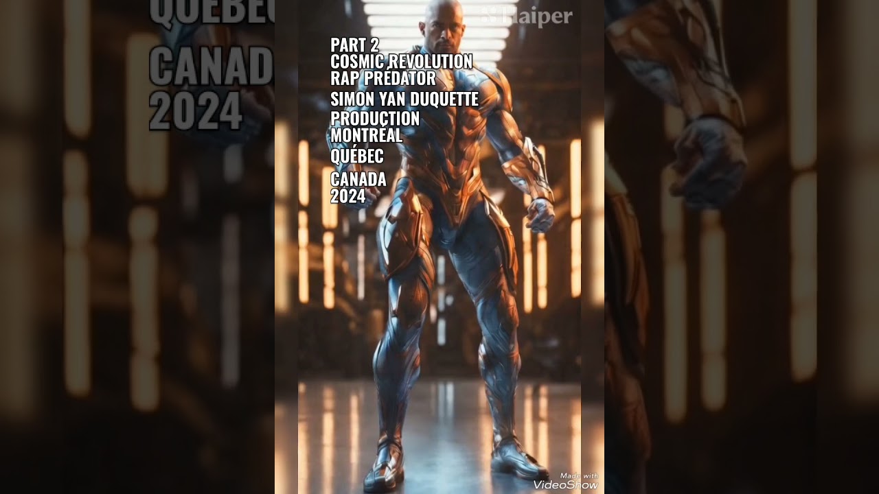PART 2 COSMIC REVOLUTION RAP PRÉDATOR SIMON YAN DUQUETTE PRODUCTION MONTRÉAL QUÉBEC CA2024