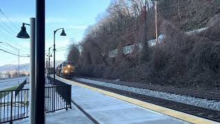 Fast empty Csx Coal train.