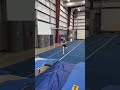 Thought she was gonna keep running😭 #gymnastics #sports #olympics #fails #track #gymnasticsfails