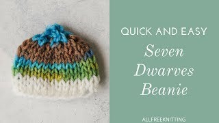 The Seven Dwarves Beanie Pattern