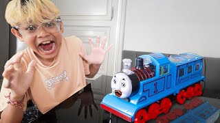 THE CHILDREN WERE SHOCKED BY THE SUDDEN APPEARANCE OF THE THOMAS TRAIN!!! THAT NIGHT THE CHILDREN...