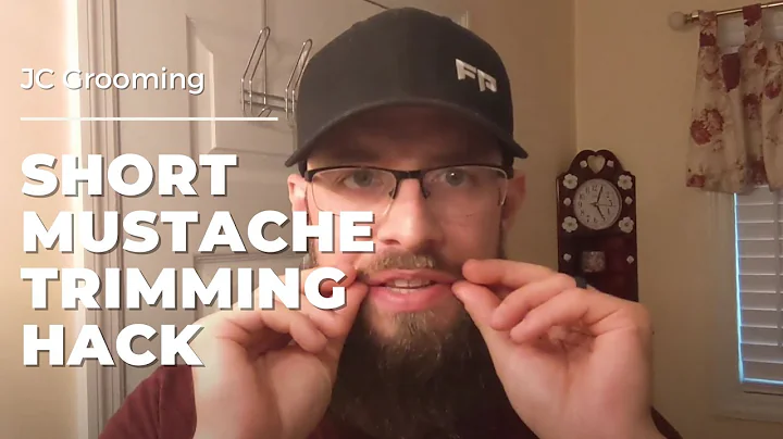 Short Mustache Trimming Hack with Peter Di Salvo