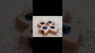 Amazing 5 burner clay stove made with bricks and mud || Traditional cooking idea #shorts