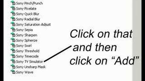 Sony Vegas 7.0 Tutorial: TV Simulation Effect
