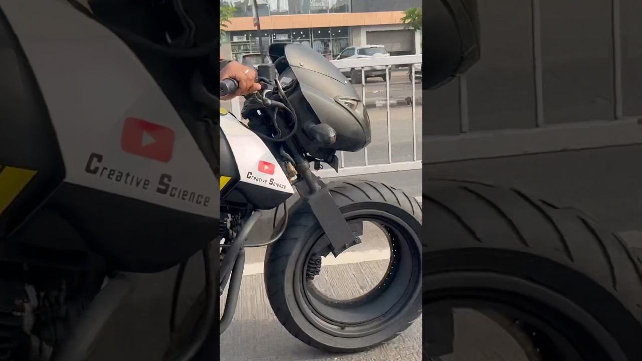 Crazy Ghost bike 😅😅😅!!! @CreativeScienceOfficial
