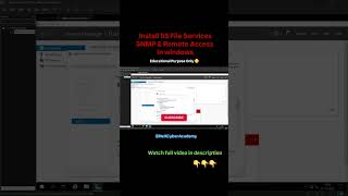 Install IIS, SNMP & File Services | Windows Server 2019 #shorts #ethicalhacking #vmware #nexcyber