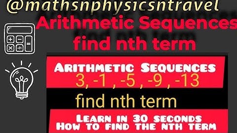 IGCSE Maths 0580 Sequences | Arithmetic Sequences | How to find the nth term #igcsemath