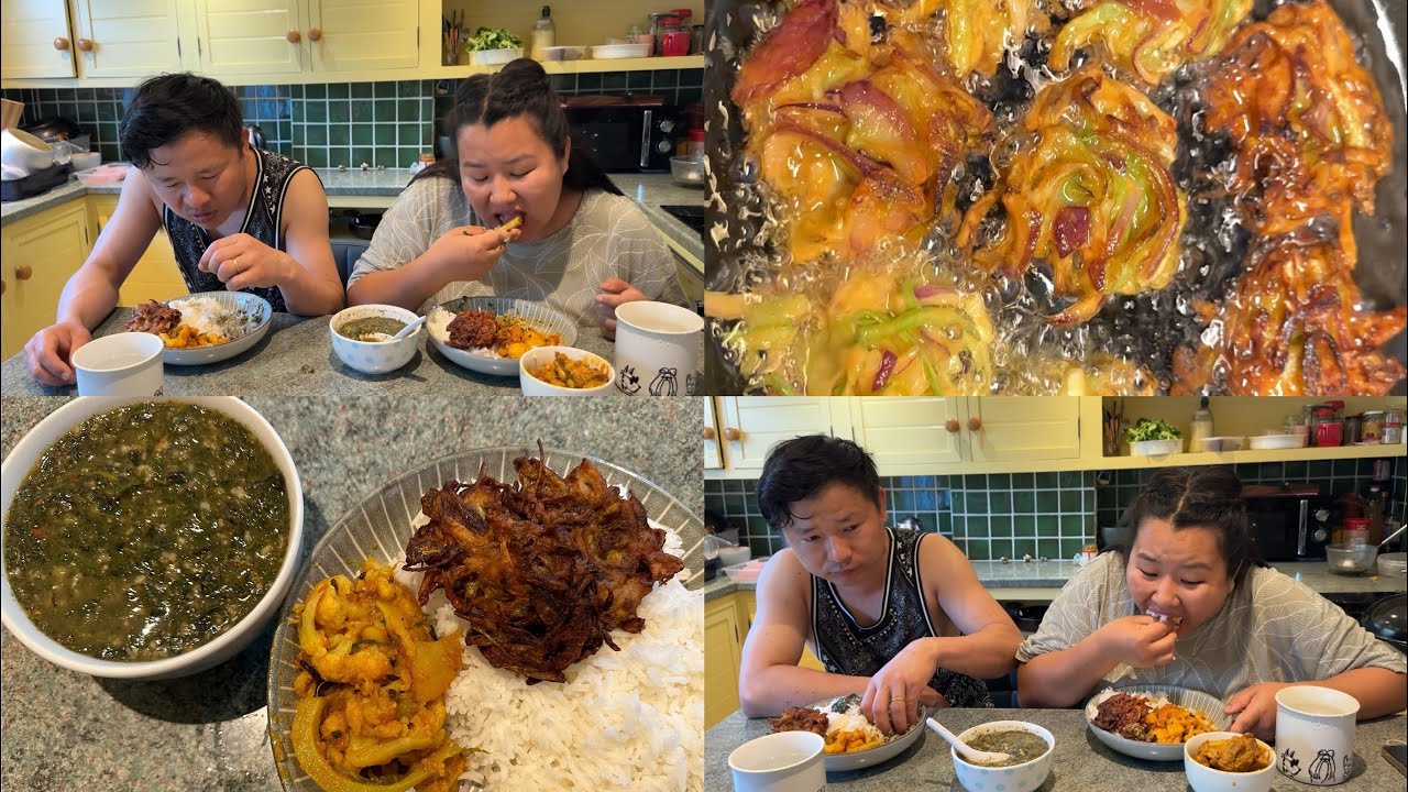 SISNU AALU CAULIFLOWER PYAGI SUNGUR KO MASU || BUDABUDI KO MUKBANG ...