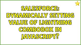 Salesforce: Dynamically setting value of lightning combobox in javascript?