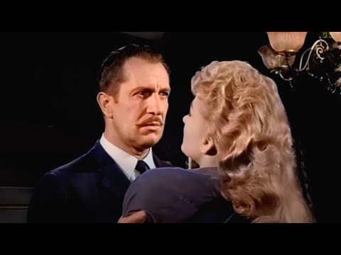 House on Haunted Hill (1959) Colorized Cult Film | Vincent Price Horror, Mystery, Movie