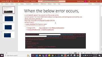 Unauthorized error while running 