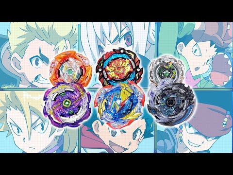 ALL DEFENSE TYPE BEYBLADES Season 1-7 Epic Battle in ANIME STADIUM