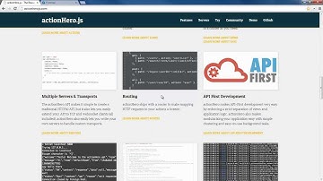 actionHero.js Getting Started