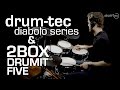 Drumtec diabolo electronic drums with 2box drumit five sound module
