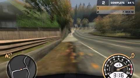 NFSMW Heritage & Diamond Carerra GT + N2O On Keyboard 1:53.57 (No Timebug)