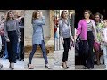 REINA LETIZIA ORTIZ sus estilismos en la Misa de Pascua en Palma desde 2004