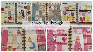 PLANNER FLIP THROUGH | Disney Princesses