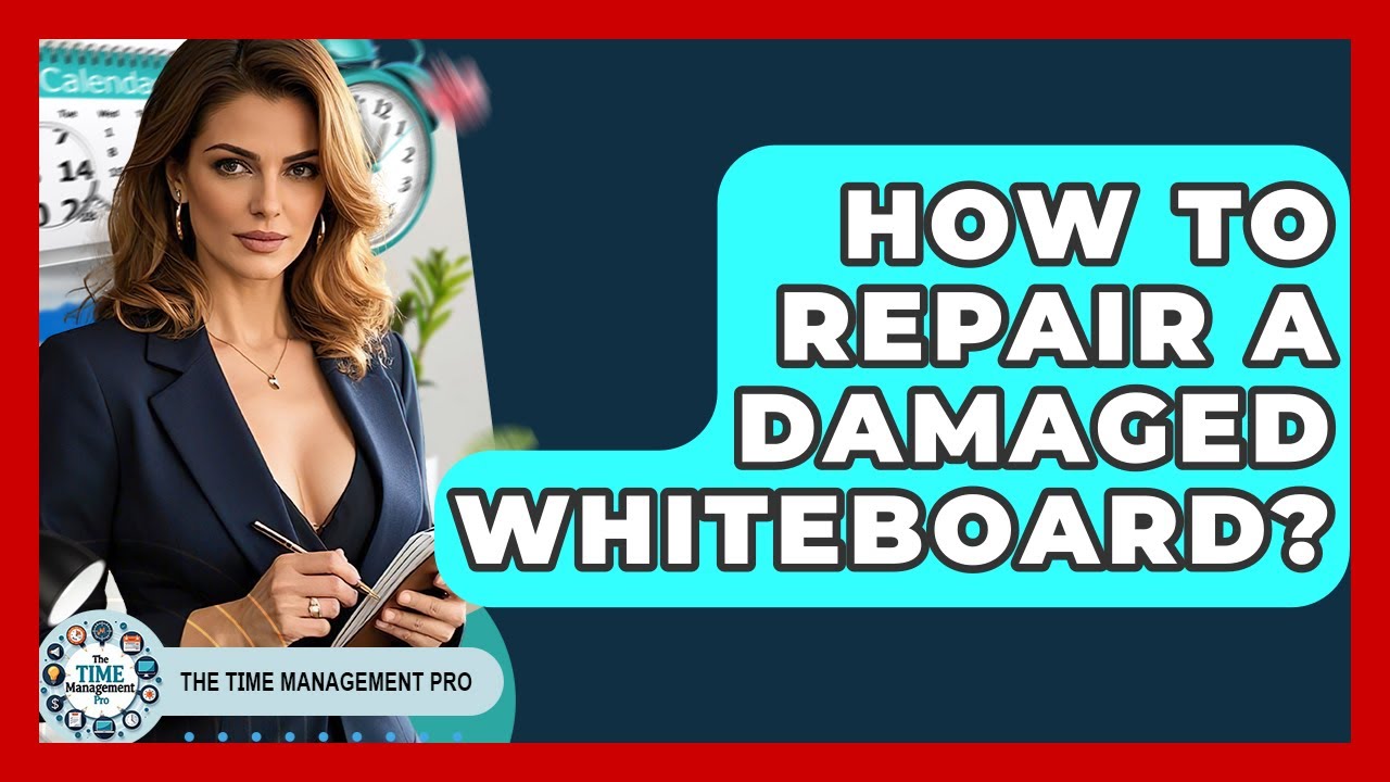 How To Repair A Damaged Whiteboard? - The Time Management Pro