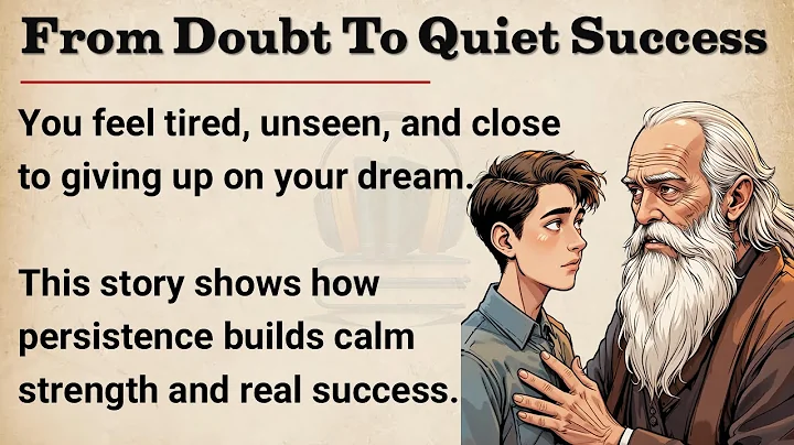 Learn English through Story ⭐️ Trust Yourself || Beginner English || Graded Reader 📚