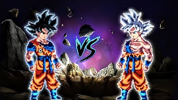 Goku Blizzard V3 OP (all form) (New) VS Goku DBS V3.5 OP (all form) in Mugen