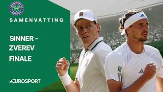EPISCHE FINALE TUSSEN SINNER & ZVEREV VOOR WIMBLEDON-TITEL | Wimbledon 2026 | Samenvatting Finale