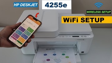 HP DeskJet 4255e WiFi Setup, Connect To Router Using HP Smart App !