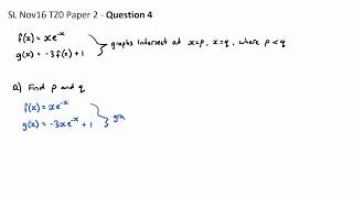 Question 4a - SL Nov16 P2