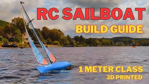 I Built an RC Sailboat | 1 Meter | 1 Month | 3D Printed