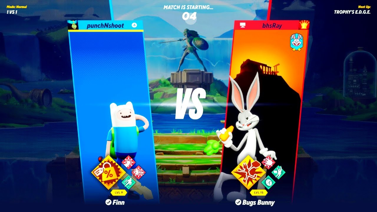 Multiversus Finn vs Bugs Bunny