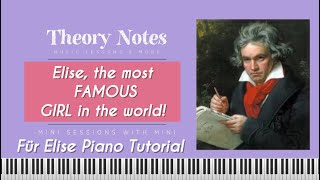 Fur Elise An Extremely Easy Piano Tutorial Beethoven Approved! @TheoryNotes