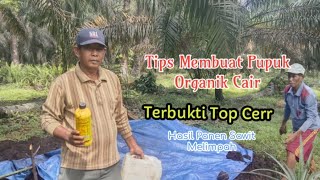 Tips Membuat Pupuk Organik Cair,Simpel Pembuatannya Trbukti Hasil Sawit Meningkat @BuruhSawit_TMJ